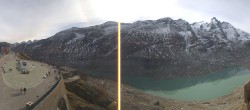 Archived image Webcam Großglockner - Restaurant Freiwandeck 13:00