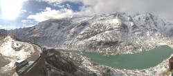 Archiv Foto Webcam Großglockner: Gletscherrestaurant Freiwandeck 09:00