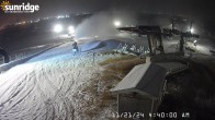 Archived image Webcam Slope and Lift Porcupine Sunridge Ski Area 03:00