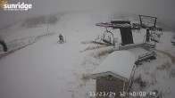 Archived image Webcam Slope and Lift Porcupine Sunridge Ski Area 11:00