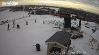 Archiv Foto Webcam Sunridge Ski Area Porcupine Lift und Piste 13:00