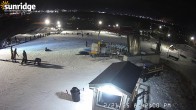 Archiv Foto Webcam Sunridge Ski Area Porcupine Lift und Piste 19:00