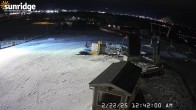 Archiv Foto Webcam Sunridge Ski Area Porcupine Lift und Piste 23:00