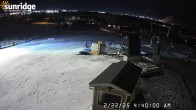 Archiv Foto Webcam Sunridge Ski Area Porcupine Lift und Piste 03:00