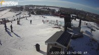 Archiv Foto Webcam Sunridge Ski Area Porcupine Lift und Piste 09:00