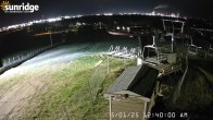 Archived image Webcam Slope and Lift Porcupine Sunridge Ski Area 23:00