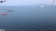 Archiv Foto Webcam Hyeres Almanarre - Blick auf das Meer 07:00