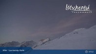 Archiv Foto Lötschental Lauchernalp - Webcam Stafel 06:00