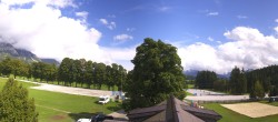 Archived image Webcam Camping Ramsau Beach (Schladming-Dachstein) 13:00