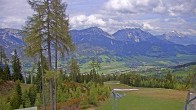 Archived image Webcam Hauser Kaibling - View towards valley Enns 13:00