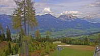 Archived image Webcam Hauser Kaibling - View towards valley Enns 15:00