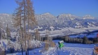 Archived image Webcam Hauser Kaibling - View towards valley Enns 09:00