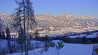 Archived image Webcam Hauser Kaibling - View towards valley Enns 13:00