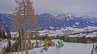 Archived image Webcam Hauser Kaibling - View towards valley Enns 11:00