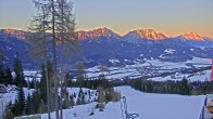 Archived image Webcam Hauser Kaibling - View towards valley Enns 15:00