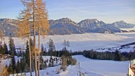 Archived image Webcam Hauser Kaibling - View towards valley Enns 07:00