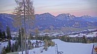 Archived image Webcam Hauser Kaibling - View towards valley Enns 17:00