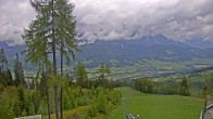 Archived image Webcam Hauser Kaibling - View towards valley Enns 09:00