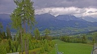Archived image Webcam Hauser Kaibling - View towards valley Enns 11:00