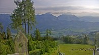 Archived image Webcam Hauser Kaibling - View towards valley Enns 06:00