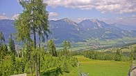 Archived image Webcam Hauser Kaibling - View towards valley Enns 13:00