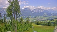 Archived image Webcam Hauser Kaibling - View towards valley Enns 11:00