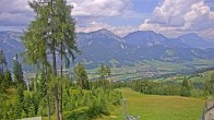 Archived image Webcam Hauser Kaibling - View towards valley Enns 13:00
