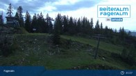 Archived image Webcam View towards the Fageralm in the Schladming-Dachstein region (Styria) 19:00