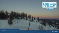 Archived image Webcam View towards the Fageralm in the Schladming-Dachstein region (Styria) 07:00