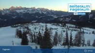 Archived image Webcam View towards the Fageralm in the Schladming-Dachstein region (Styria) 07:00