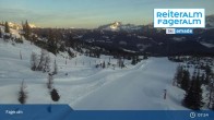 Archived image Webcam View towards the Fageralm in the Schladming-Dachstein region (Styria) 07:00