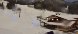 Archived image Webcam Unterammergau: View Steckenberg Hut 01:00