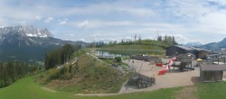 Archived image Webcam View of the Astberg in SkiWelt Wilder Kaiser 11:00
