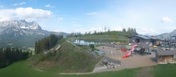 Archived image Webcam View of the Astberg in SkiWelt Wilder Kaiser 15:00
