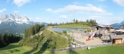 Archiv Foto Webcam Panoramasicht SkiWelt Wilder Kaiser: Astberg 15:00