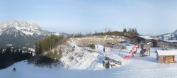 Archiv Foto Webcam Panoramasicht SkiWelt Wilder Kaiser: Astberg 13:00