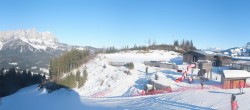 Archiv Foto Webcam Panoramasicht SkiWelt Wilder Kaiser: Astberg 13:00