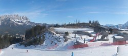 Archiv Foto Webcam Panoramasicht SkiWelt Wilder Kaiser: Astberg 09:00