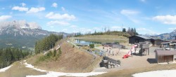 Archiv Foto Webcam Panoramasicht SkiWelt Wilder Kaiser: Astberg 13:00