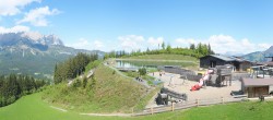 Archiv Foto Webcam Panoramasicht SkiWelt Wilder Kaiser: Astberg 13:00
