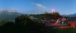 Archived image Webcam View of the Astberg in SkiWelt Wilder Kaiser 01:00