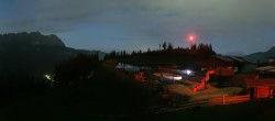 Archived image Webcam View of the Astberg in SkiWelt Wilder Kaiser 23:00