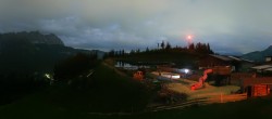 Archiv Foto Webcam Panoramasicht SkiWelt Wilder Kaiser: Astberg 23:00