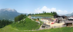 Archiv Foto Webcam Panoramasicht SkiWelt Wilder Kaiser: Astberg 13:00