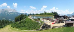Archiv Foto Webcam Panoramasicht SkiWelt Wilder Kaiser: Astberg 11:00