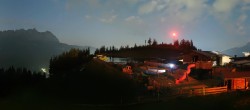 Archiv Foto Webcam Panoramasicht SkiWelt Wilder Kaiser: Astberg 23:00