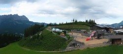 Archiv Foto Webcam Panoramasicht SkiWelt Wilder Kaiser: Astberg 17:00