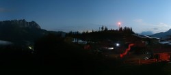 Archived image Webcam View of the Astberg in SkiWelt Wilder Kaiser 23:00