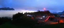 Archiv Foto Webcam Panoramasicht SkiWelt Wilder Kaiser: Astberg 03:00