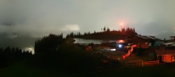 Archiv Foto Webcam Panoramasicht SkiWelt Wilder Kaiser: Astberg 23:00
